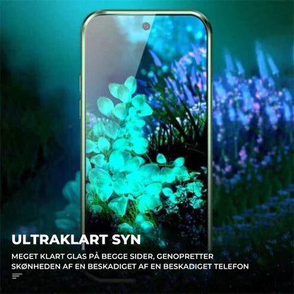 Magnetic Dual-Sided Tempered Glass Case for Samsung Phones