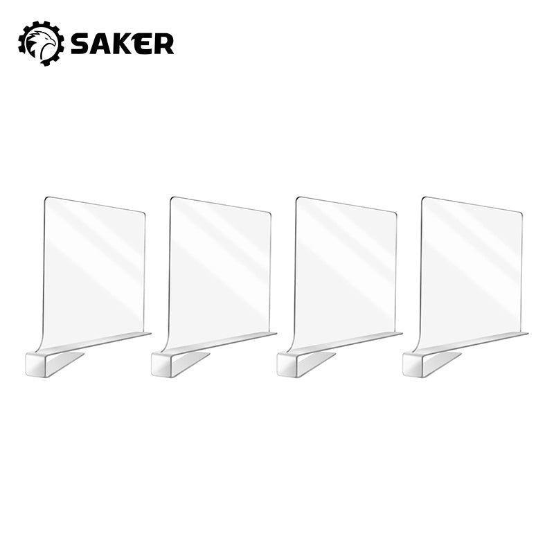 Acrylic Closet Organizer Shelf Divider for Efficient Storage