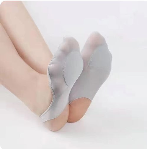 3 Pairs of Ultra-Thin Socks with Forefoot Cushions