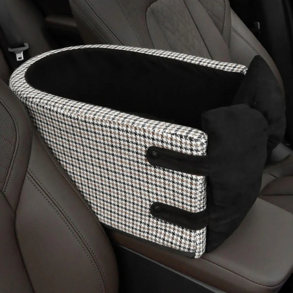 Chic & Cozy Pet Car Seat for Safe Travel