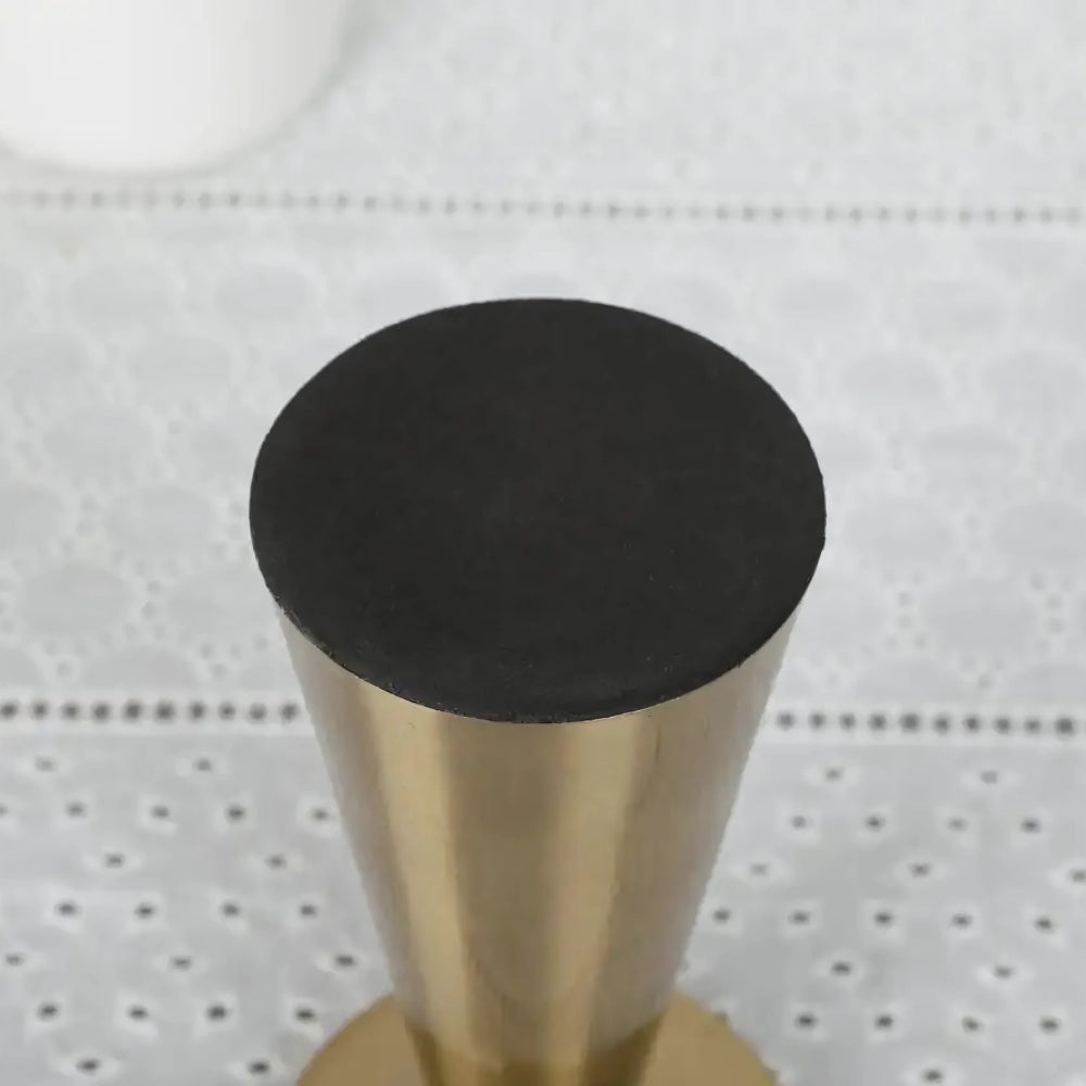 Set of 3 Elegant Decorative Candle Holders in Handcrafted Brass