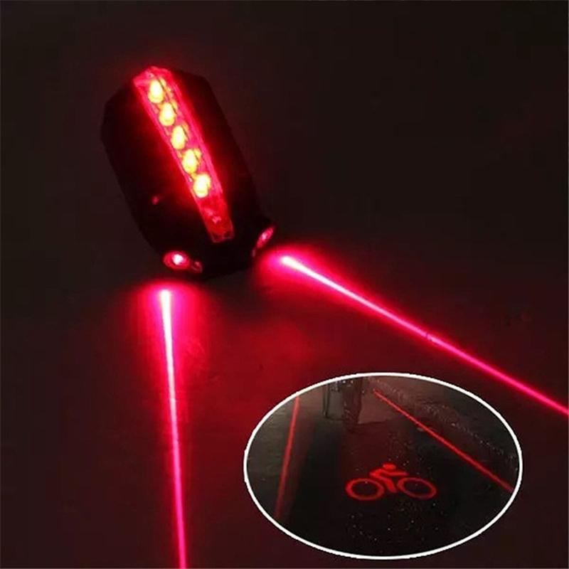 Laser Projection Taillight for Bicycles