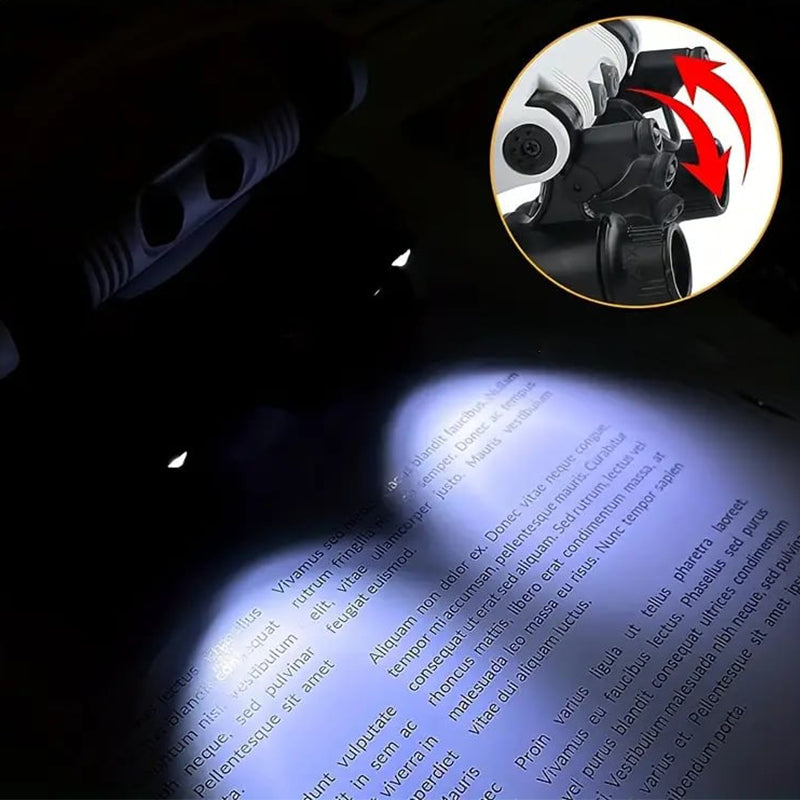 LED Lighted Magnifying Glasses for Dual Vision
