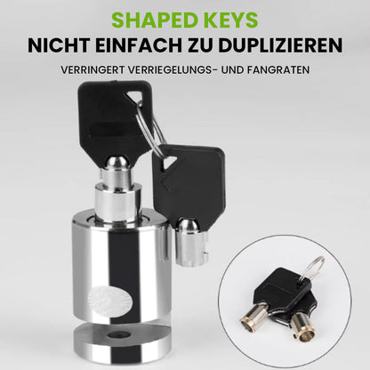 Wheel Disc Lock with Anti-Theft Design and 2 Keys