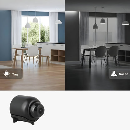 Wireless Mini Security Camera with 1080P HD, Night Vision & Motion Sensor