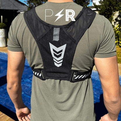 Reflective Vest with Phone Holder for Safe Running