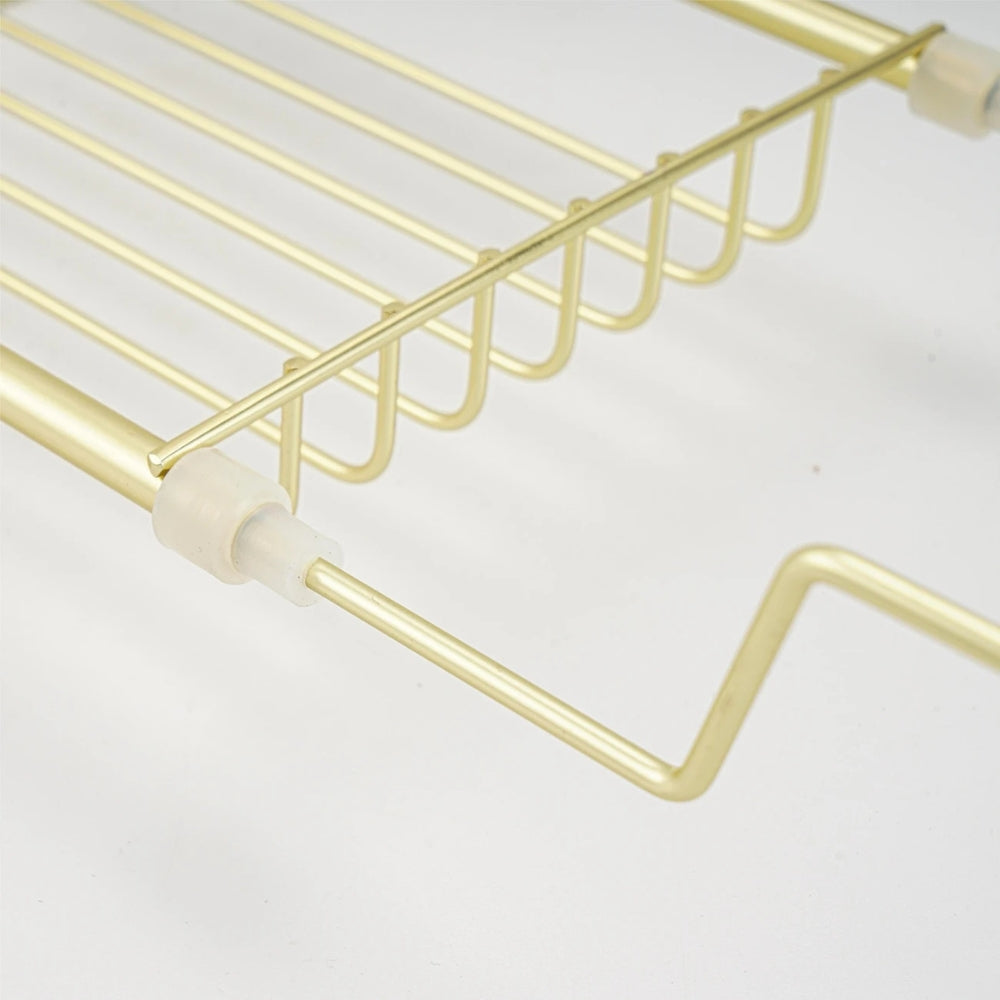 Versatile Stainless Steel Bathtub Organizer Tray