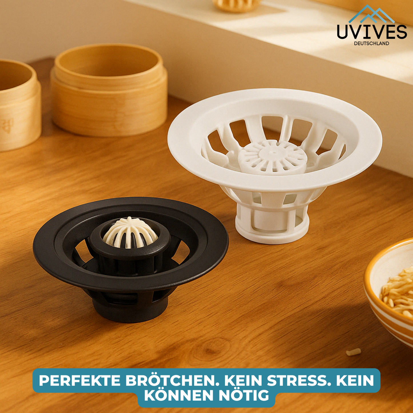 Dough Maker for Buns and Dumplings in Flower Shape