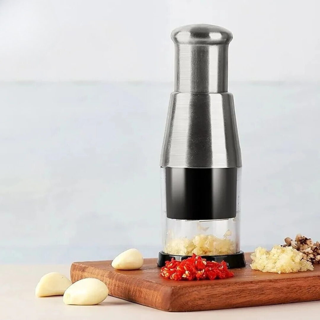 50% OFF | Onion-Garlic Chopper with Hand Press by SpicesBuddy