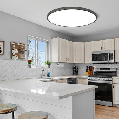 Flush Mount LED Ceiling Light in Round Design
