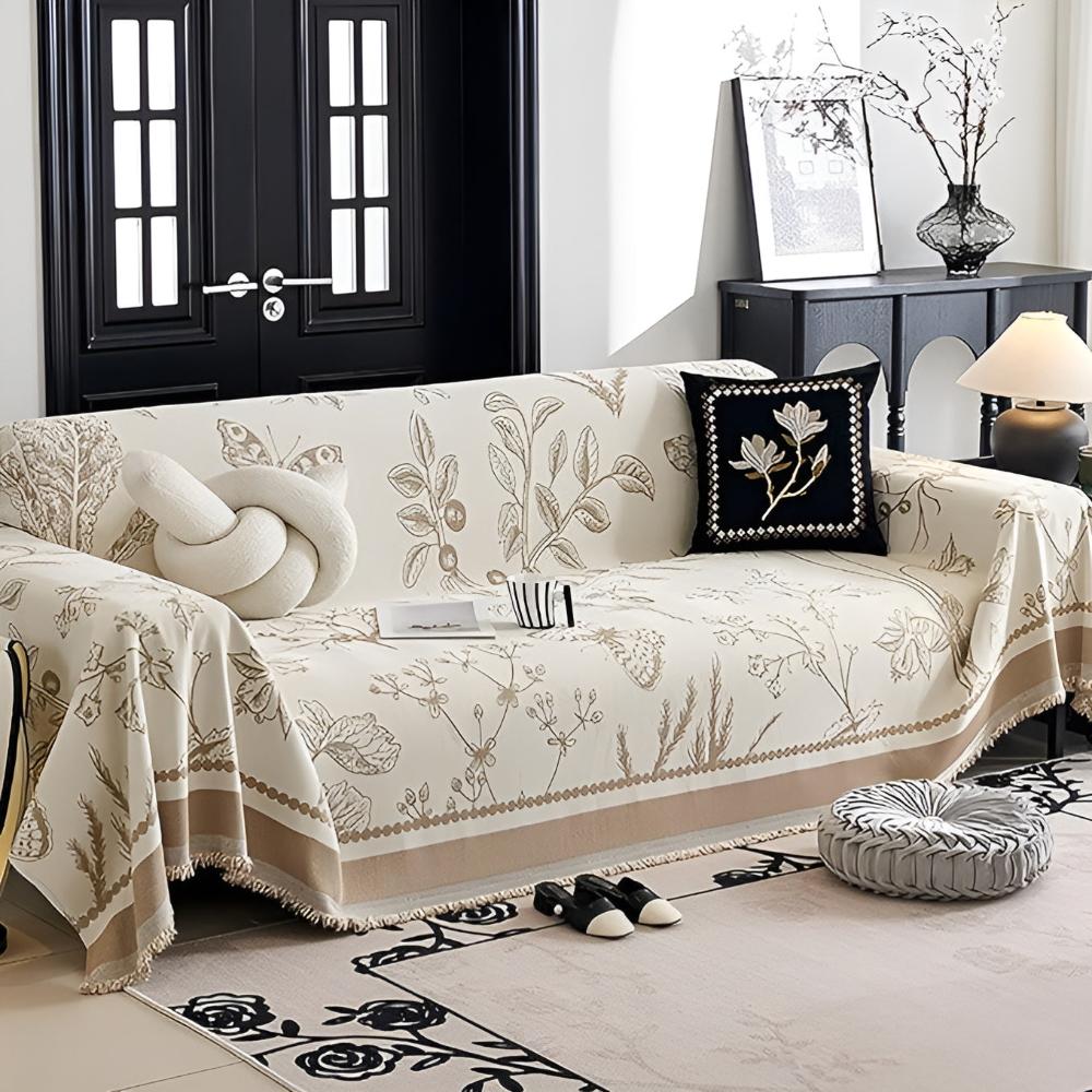 Chic Botanical Sofa Protector