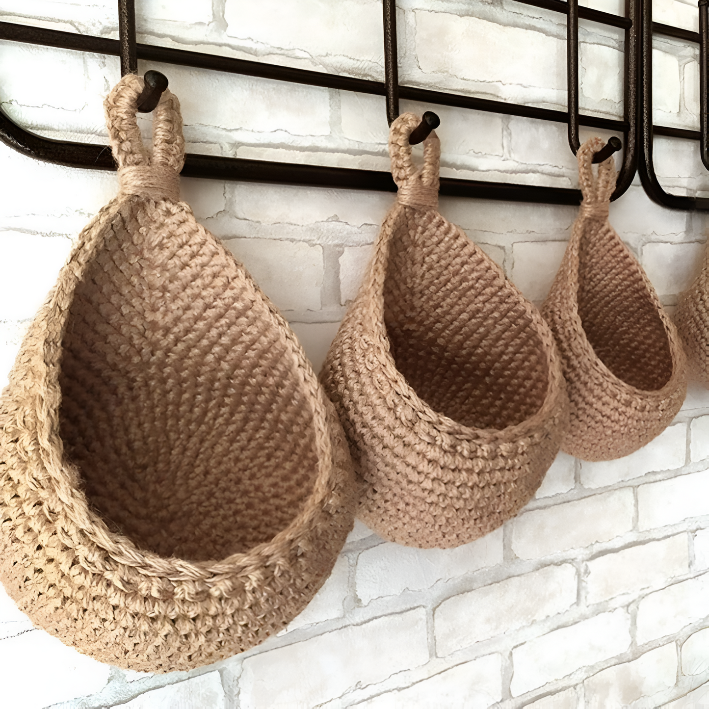 Stylish Eco-Friendly Hanging Storage Basket