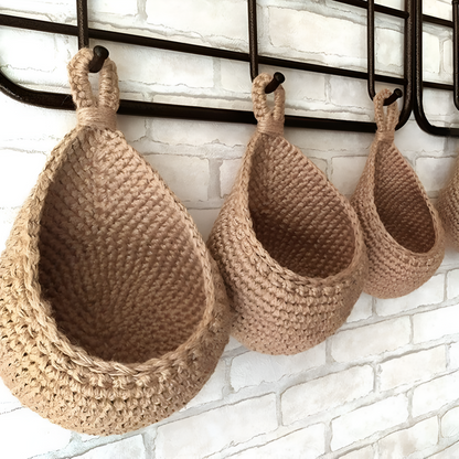 Stylish Eco-Friendly Hanging Storage Basket