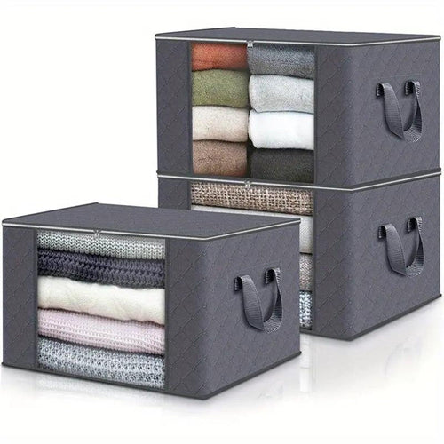 Space-Saving Foldable Storage Bag for Clothes – Dustproof Design