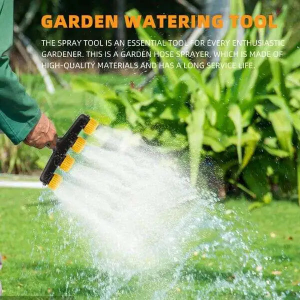 50% Discount | AquaQuad - High-Quality 4-Head Garden Spray Nozzle