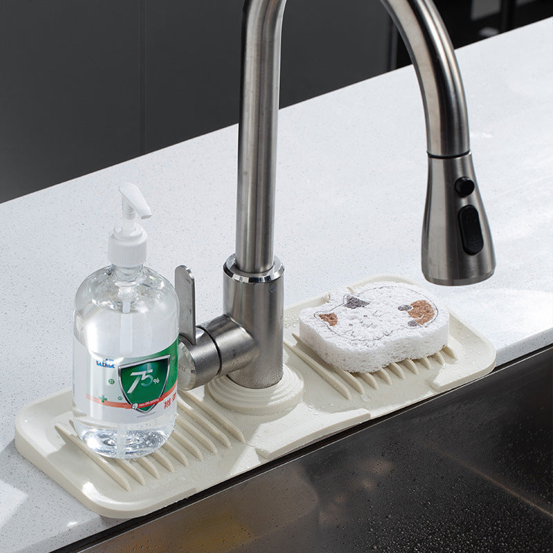 Ultimate Silicone Mat for Kitchen Faucets with Smart Drainage
