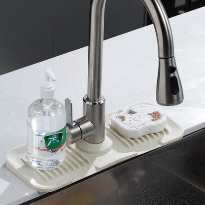 Ultimate Silicone Mat for Kitchen Faucets with Smart Drainage
