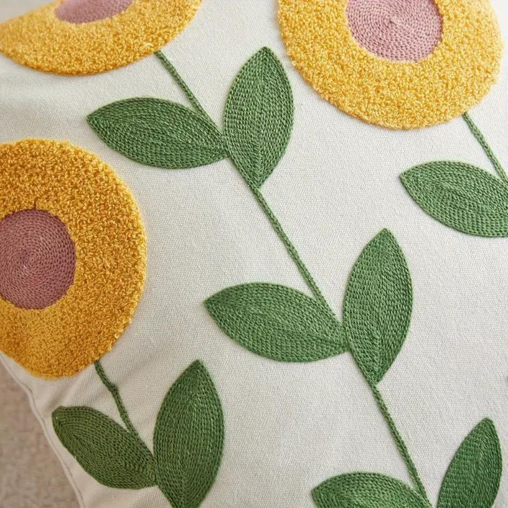 Nature-Inspired Decorative Cushion Cover