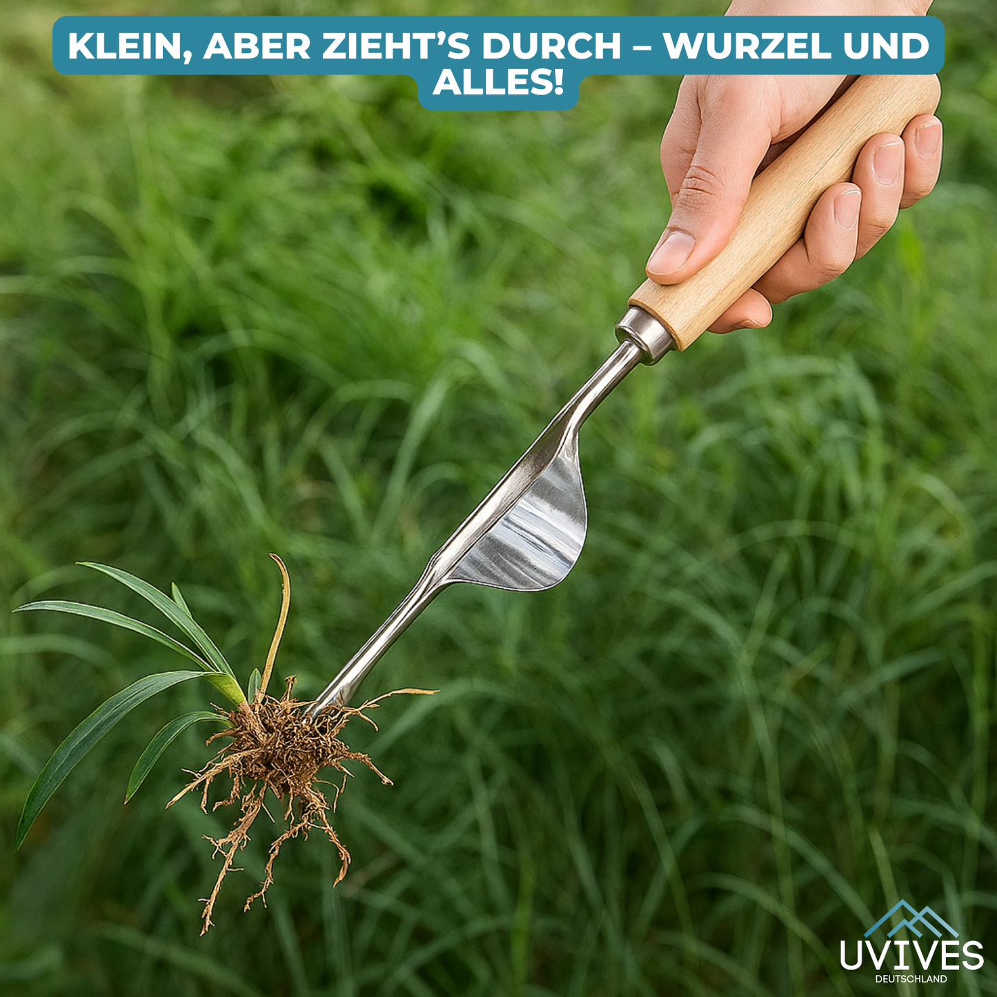 Effortless Weeding Tool for Plant Care – Gentle on the Back