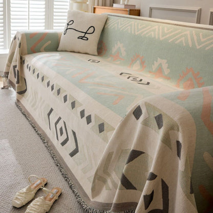 Dual-Style Cozy Couch Cover