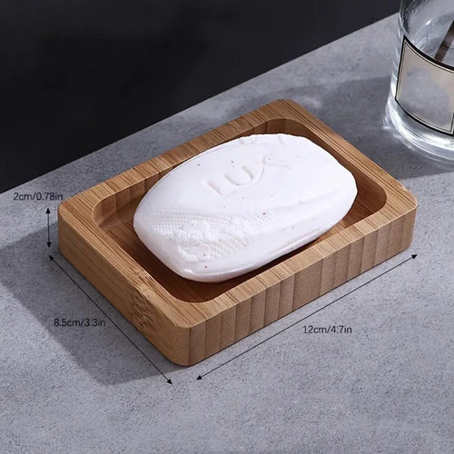 Elegant Bamboo Soap Holder for a Stylish Bathroom