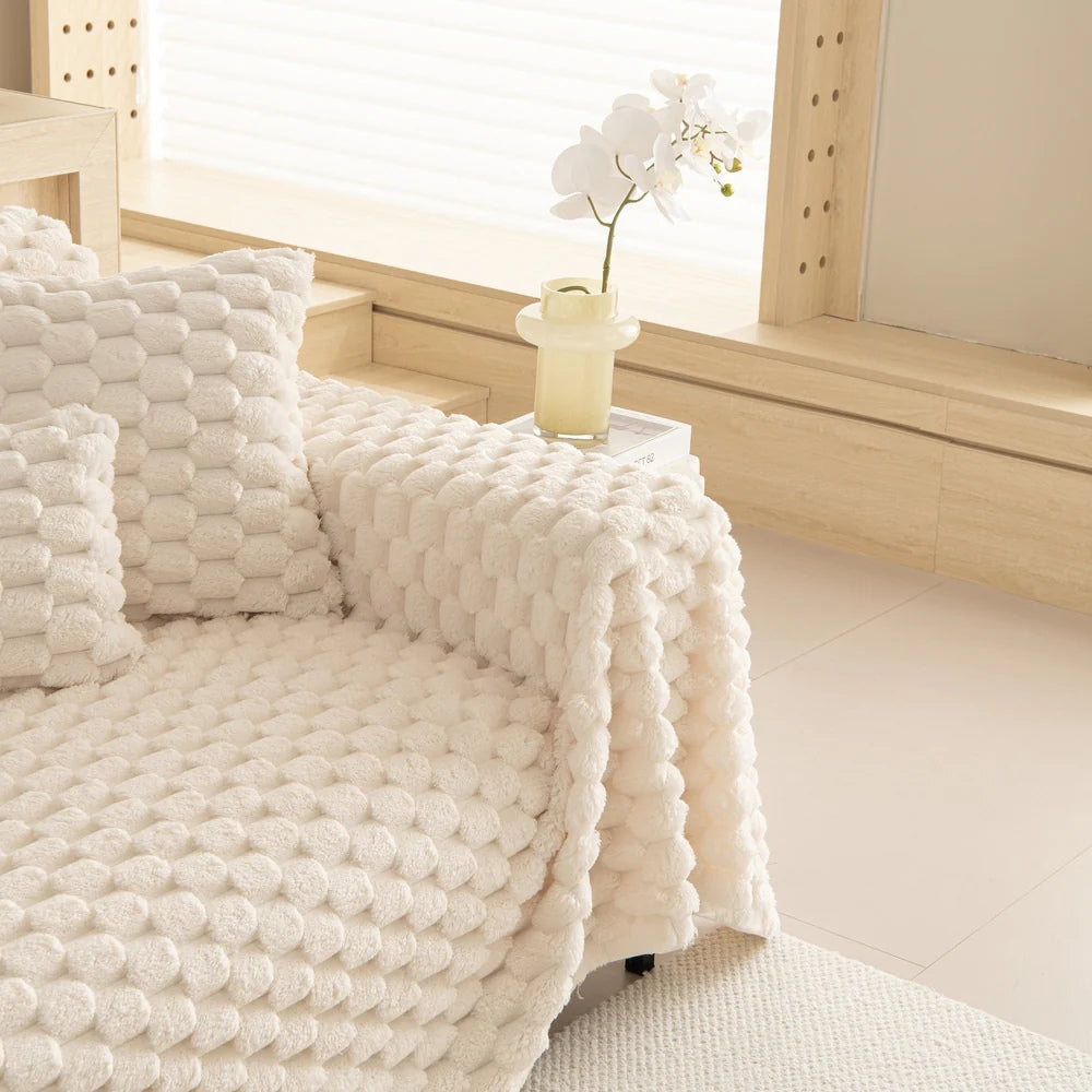 Plush Haven Sofa Protector & Accent Blanket