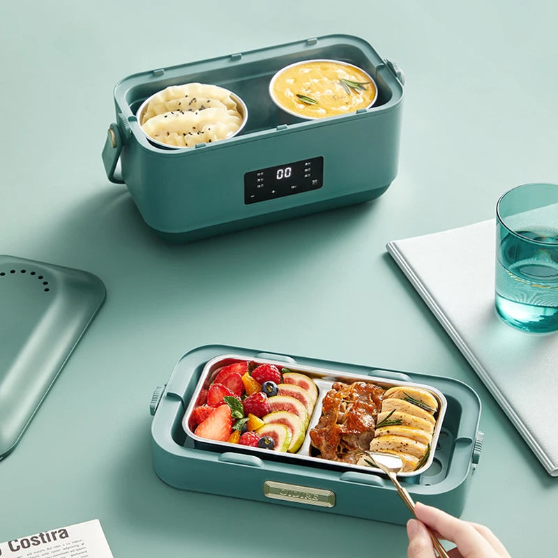 Portable Lunchbox with 3 Layers for Sealed Freshness