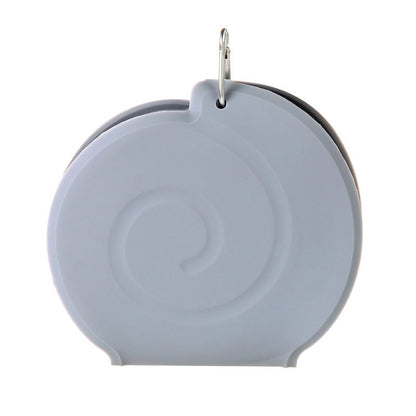 Compact Dual Food and Water Bowl for Pets on the Move