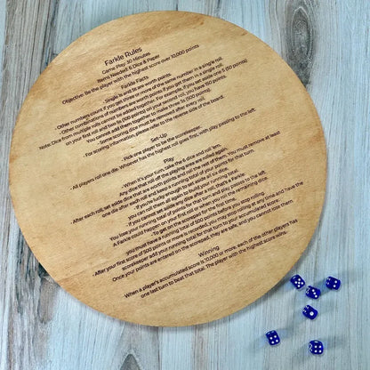 Farkle Dice Organizer Tray