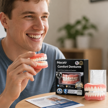 Customizable Portable Full-Mouth Denture Solution for Adults