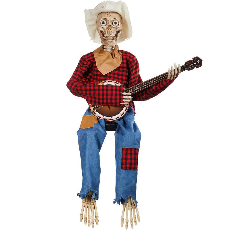 Funny Animated Skeleton Banjo Duel Figures