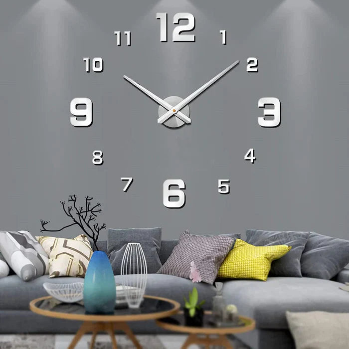 Silent Analog Wall Clock - Modern Decor for Any Space
