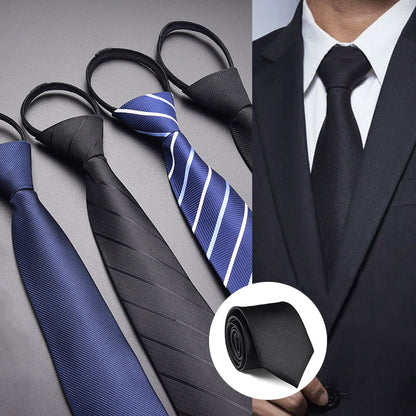 Zipper Neck Tie