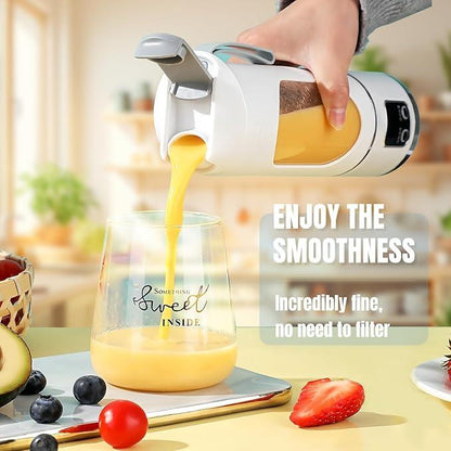 Smart Juicer Blender with Leak-Proof Design and LED for Smoothies and Baby Food