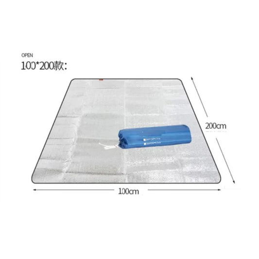 Waterproof Picnic Blanket for Outdoor Use | Double-Layered Aluminium Foil | Moisture Resistant & Portable for Camping and Beach