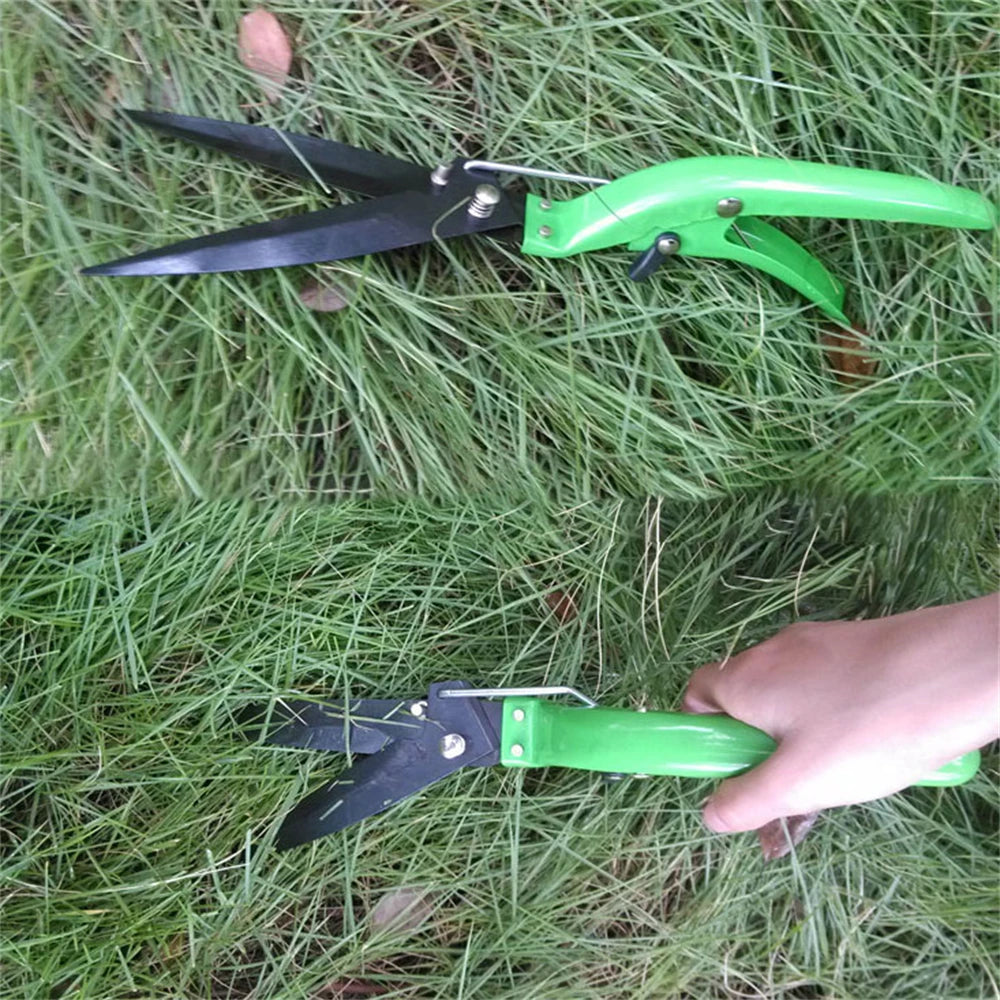 33 cm Precision Steel Grass Shears with Rotating Blades