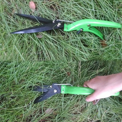 33 cm Precision Steel Grass Shears with Rotating Blades
