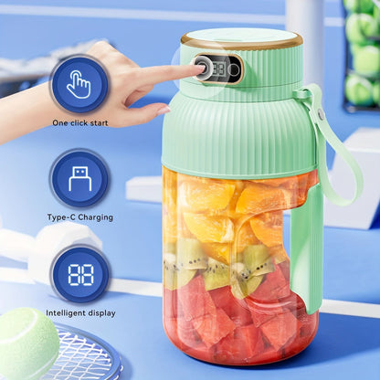 Portable Blender for Fresh Juices – Upgraded Juicer Machine