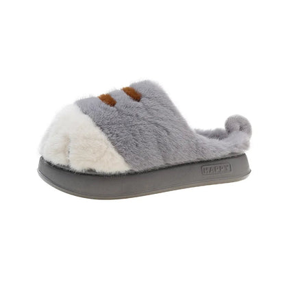 Women's Cat Paw Slippers | Soft & Cozy | Comfortable, Non-Slip | Fun Cat House Shoes for Home and Garden