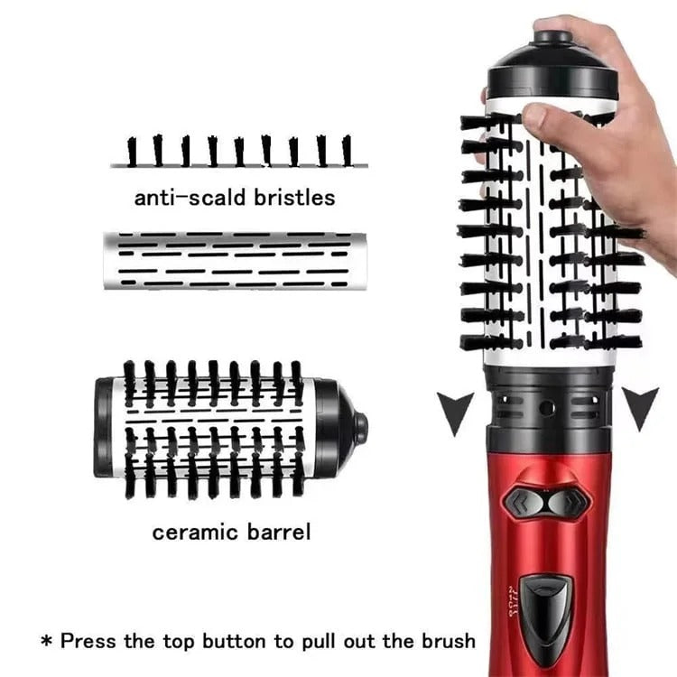 All-in-One Styling Brush for Effortless Volume and Shine