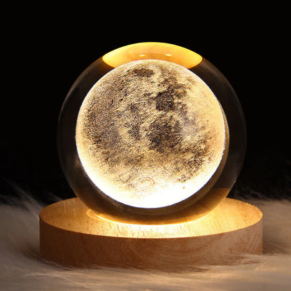 Enchanting 3D Crystal Night Light - LuminaSphere