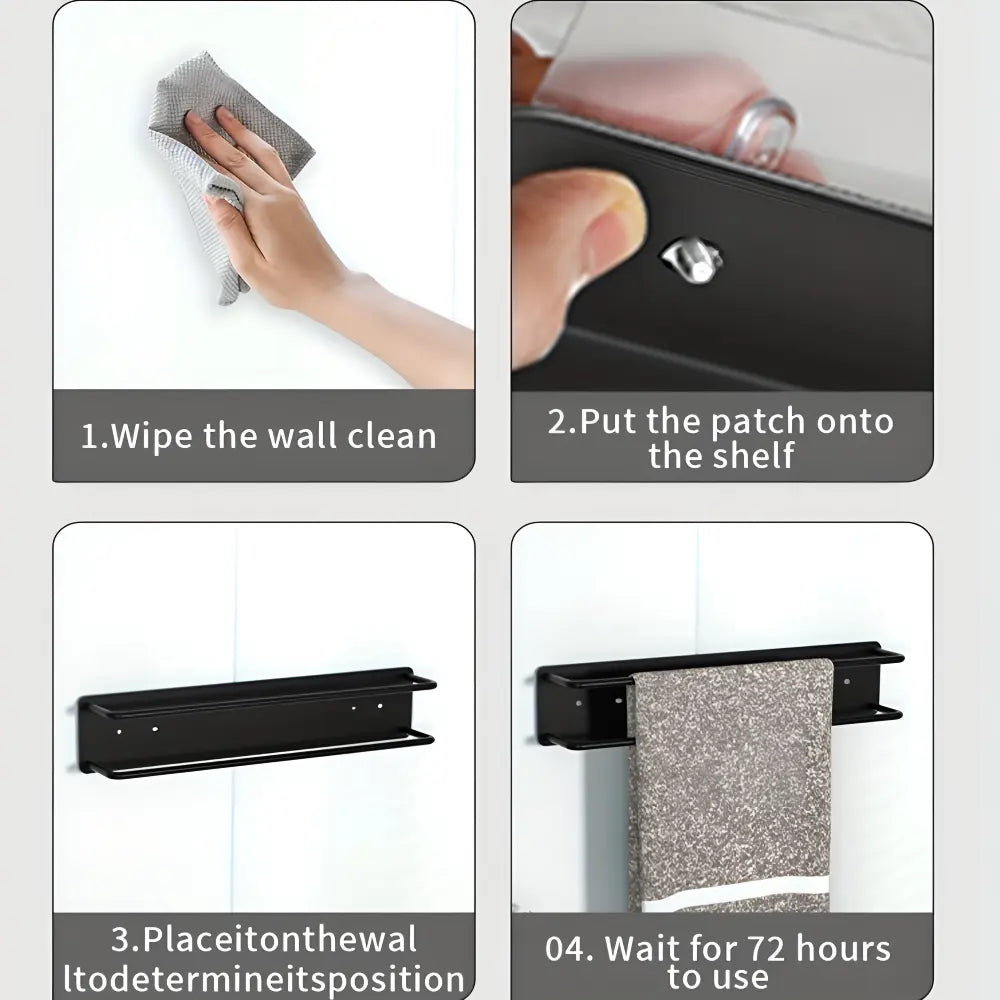 Wall-Mounted Towel Rack – Maximize Space, Reduce Bathroom Clutter