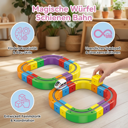 Kids' Toy Train Set with Magical Blocks
