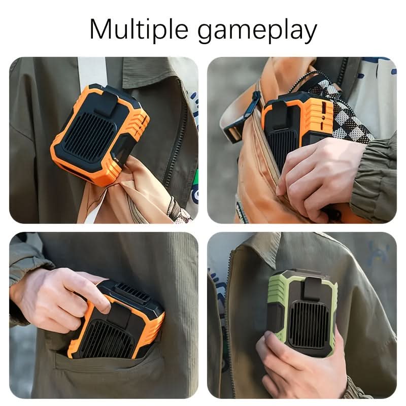 Portable Outdoor Cooling Fan - Waist-Mounted Design