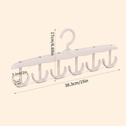 Multi-Purpose Hanger Set (2 Pieces) | Integrated Hook & Drying Strap | Compact & Portable Design