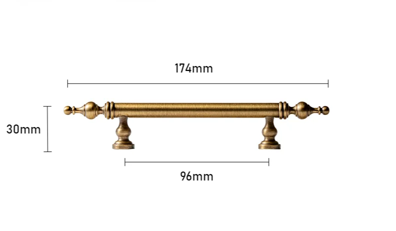 Bronze Furniture Handle Taalita for Cabinet and Drawer