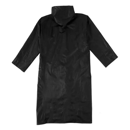 Unisex Waterproof Rain Poncho in Black | 145 x 70 cm