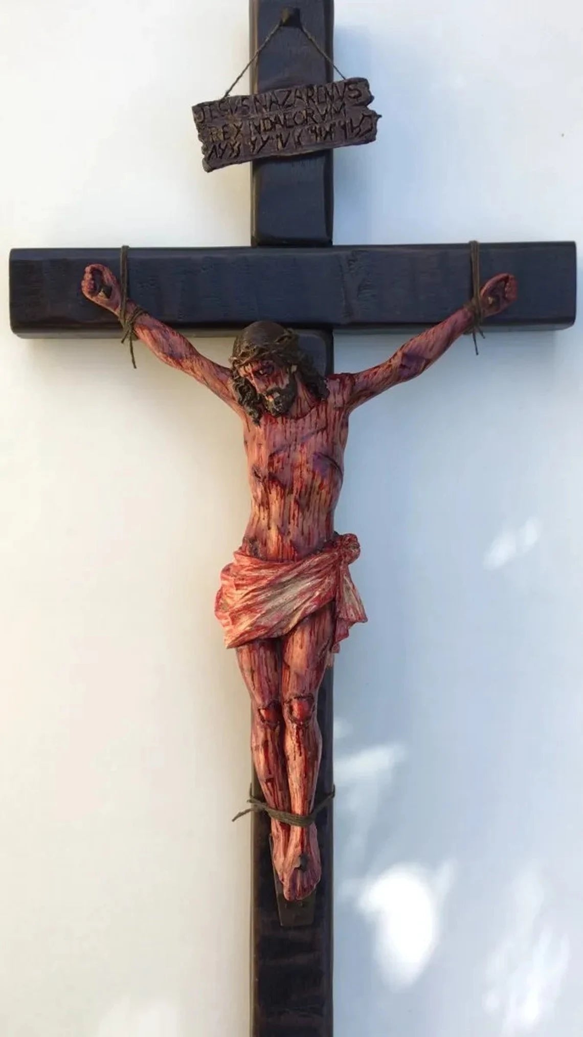 Realistic Handmade Christ Cross Decoration