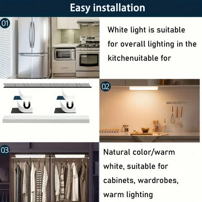 Smart LED Night Light with Motion Sensor, USB Rechargeable and Dimmable