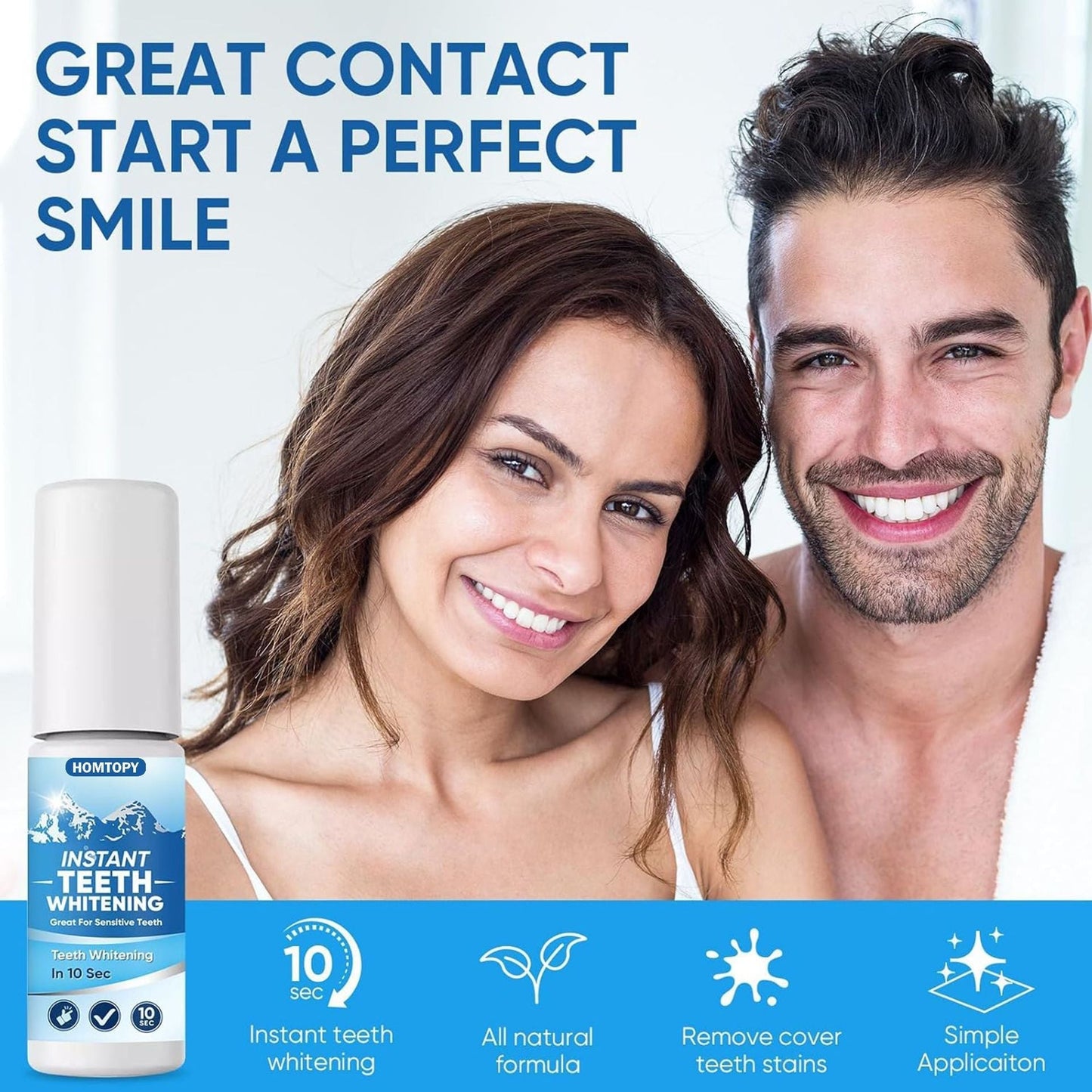 Instant Smile Brightening Serum for Sensitive Teeth